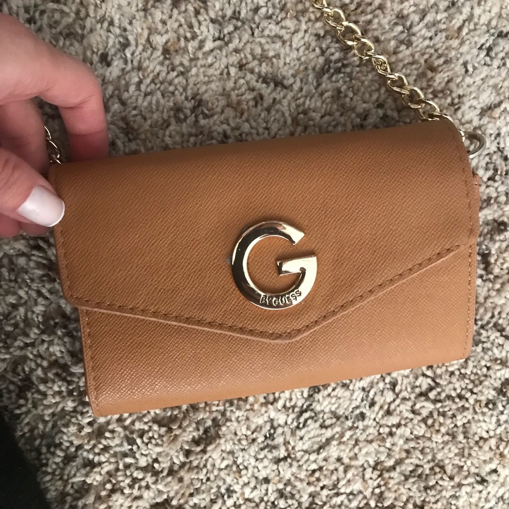 Guess light brown small bag/wallet